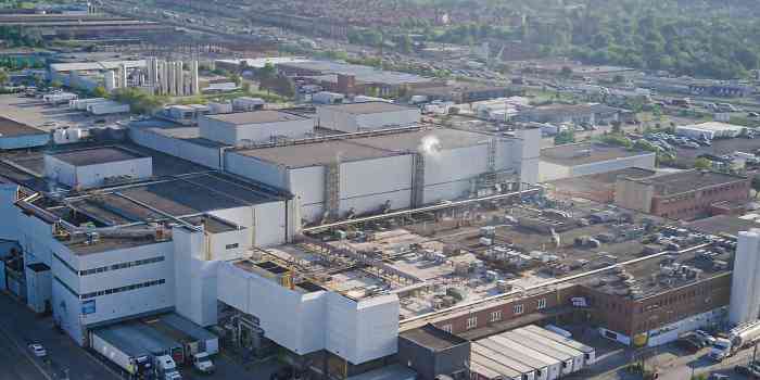 aerial photo of Fiera Foods Marmora St. facility